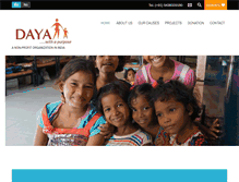 Tablet Screenshot of dayaindia.org